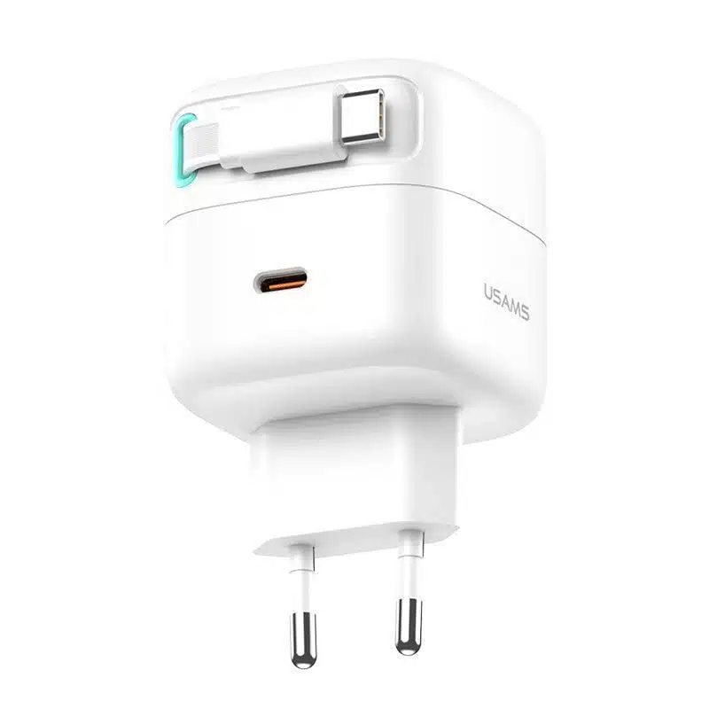 90ccd4840e6962365600c610a5a31ee82744dc35_1740118623 شارژر ۳۵ وات USAMS CC202 همراه کابل USB-C